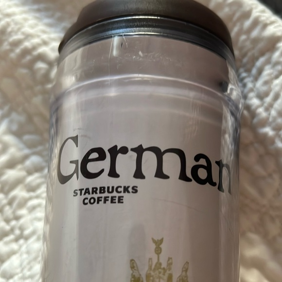 STARBUCKS Germany Cup Travel Coffee Tumbler 12oz. 2004. Acrylic. - Picture 1 of 4